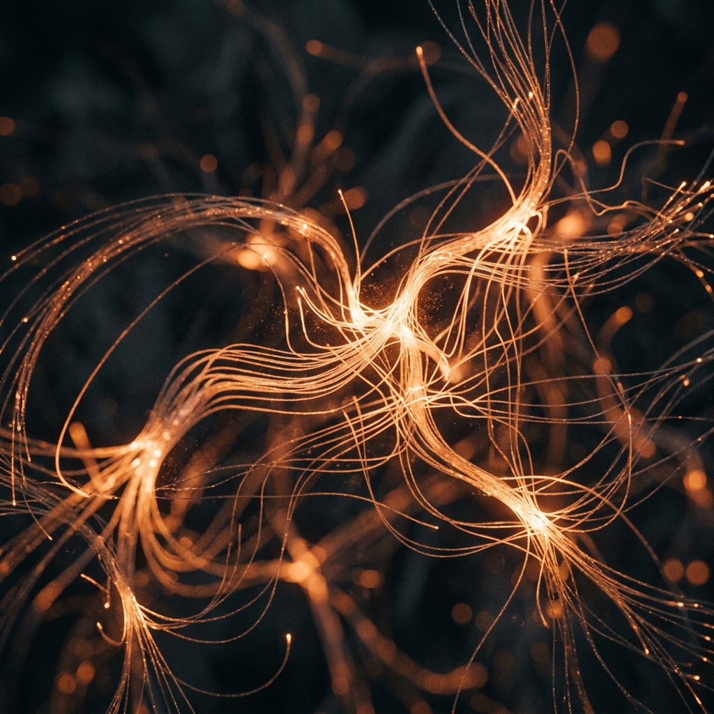 Fiber optic neural pathways